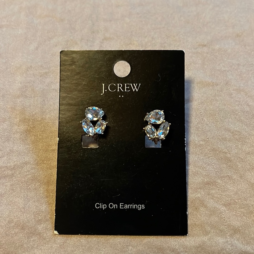 J. Crew Clip On Earrings